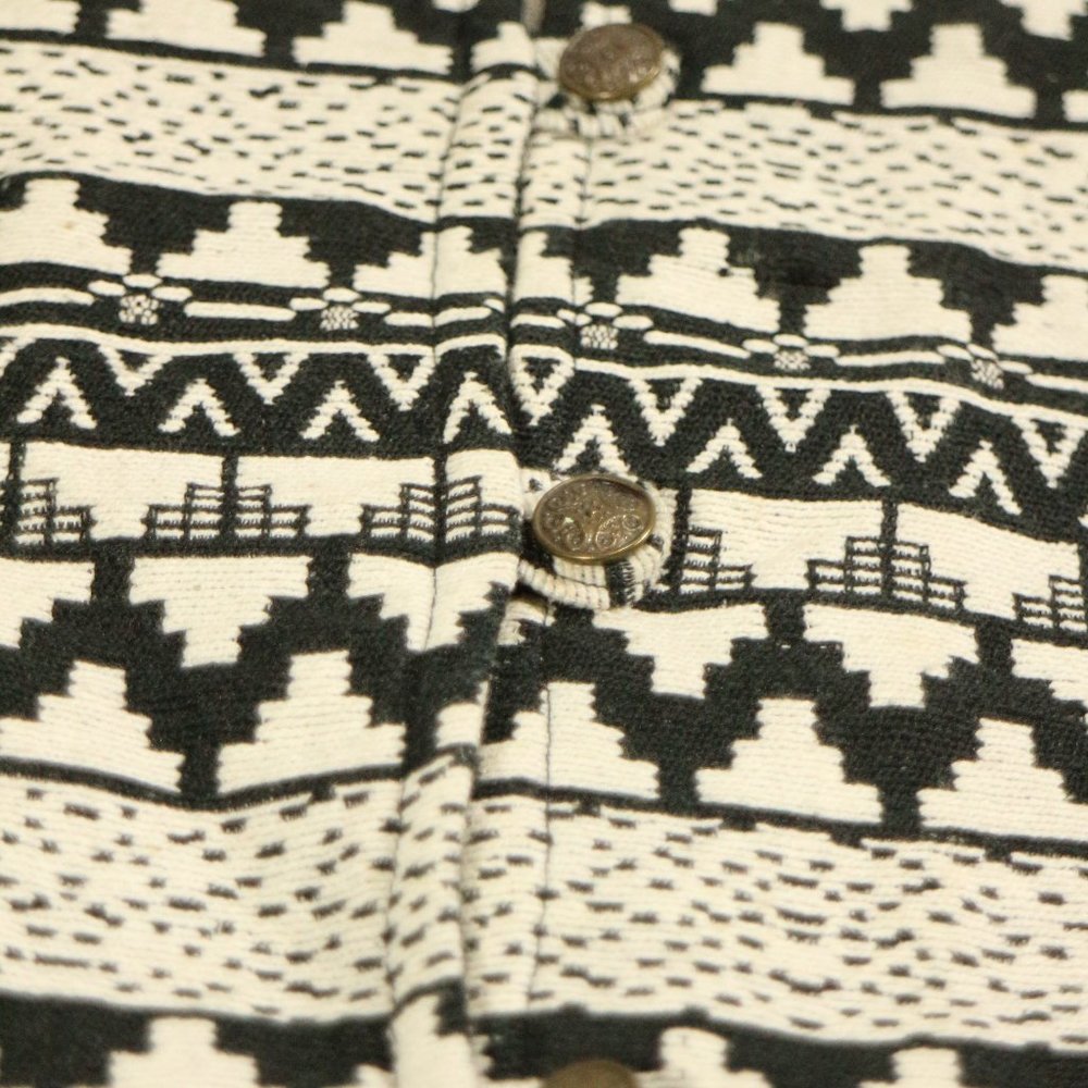 Vtg AUSTIN HARRIS Aztec Print Button Vest Sz XL Men - Picture 5 of 13